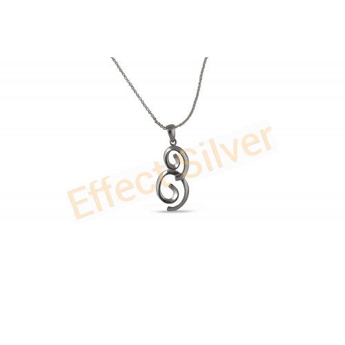 Silver Pendant - Eight